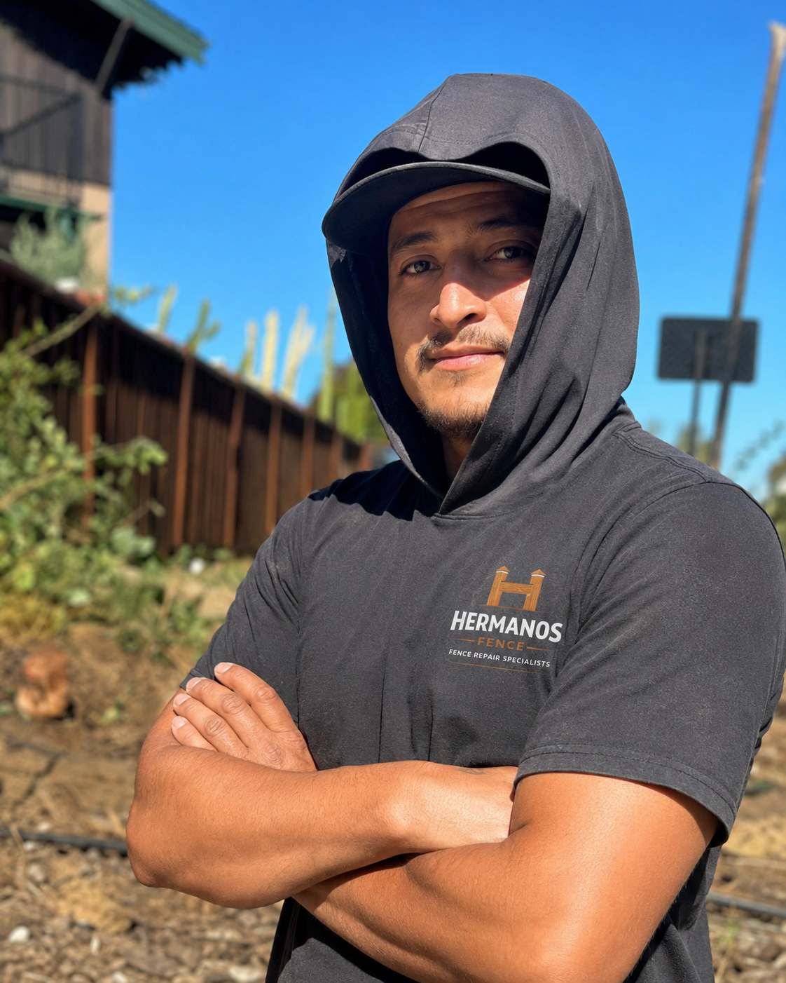 Adrian with Hermanos Fence serving Fremont and the Bay Area