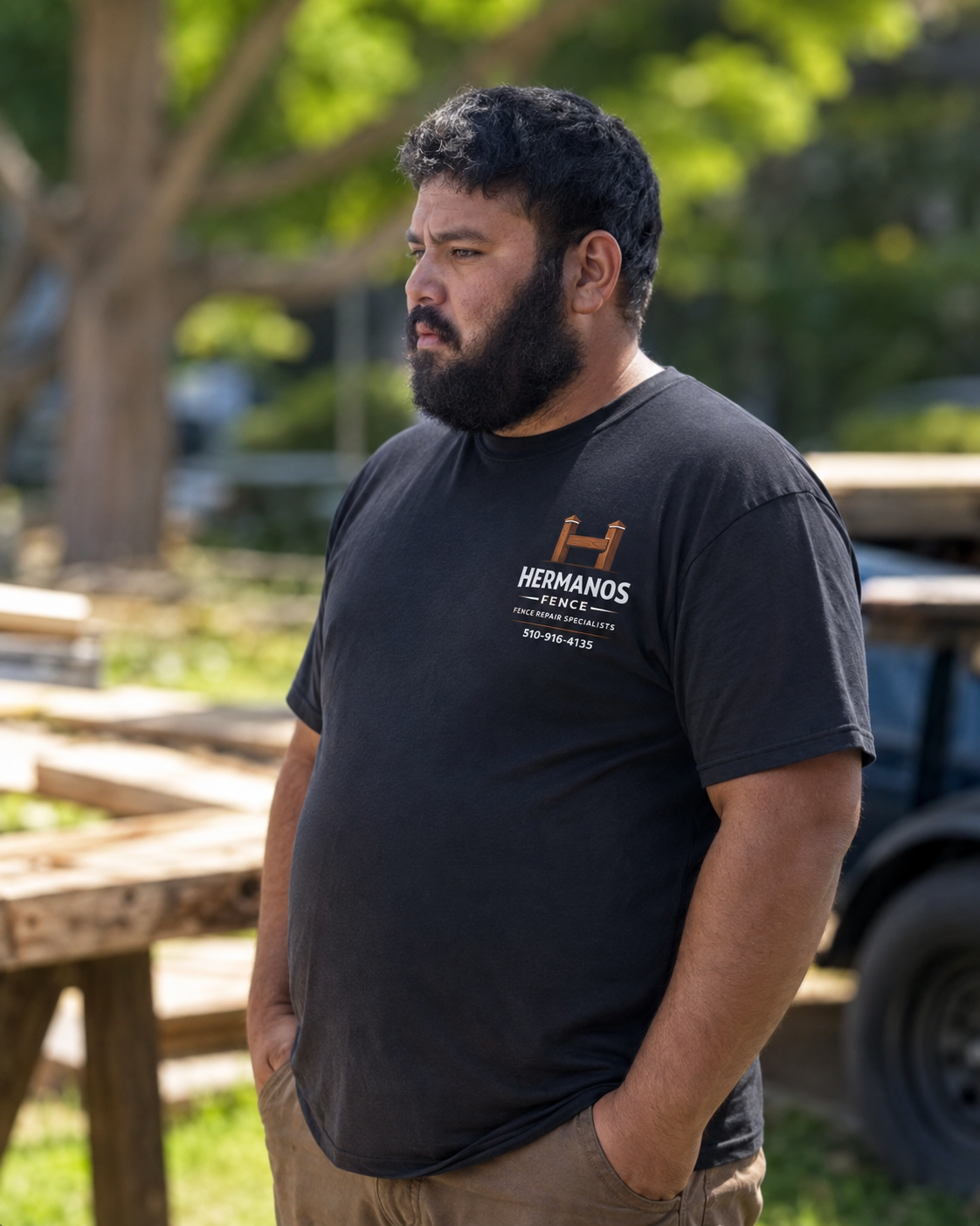 Installer Saul with Hermanos Fence serving Fremont and the Bay Area