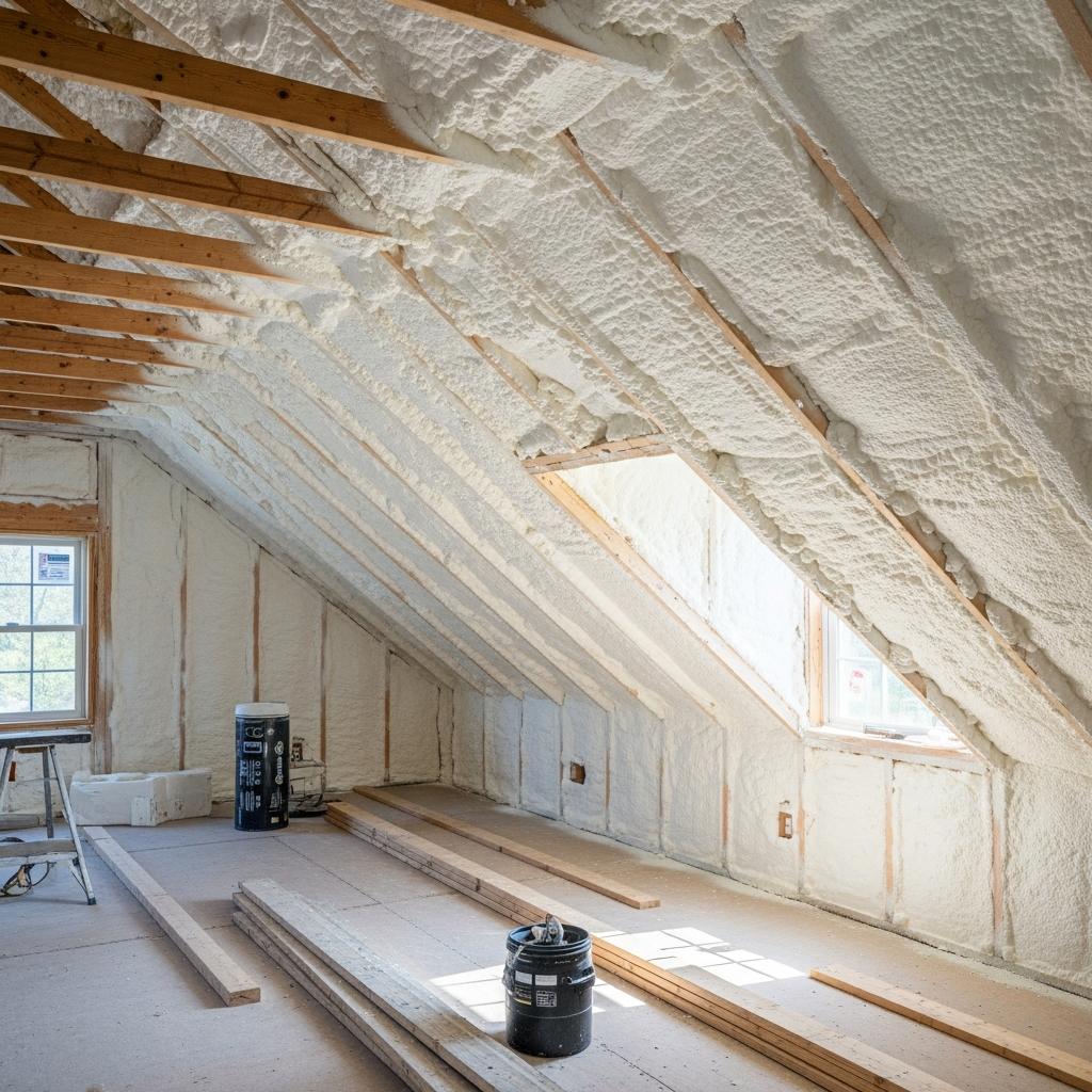 Attic insulation done right