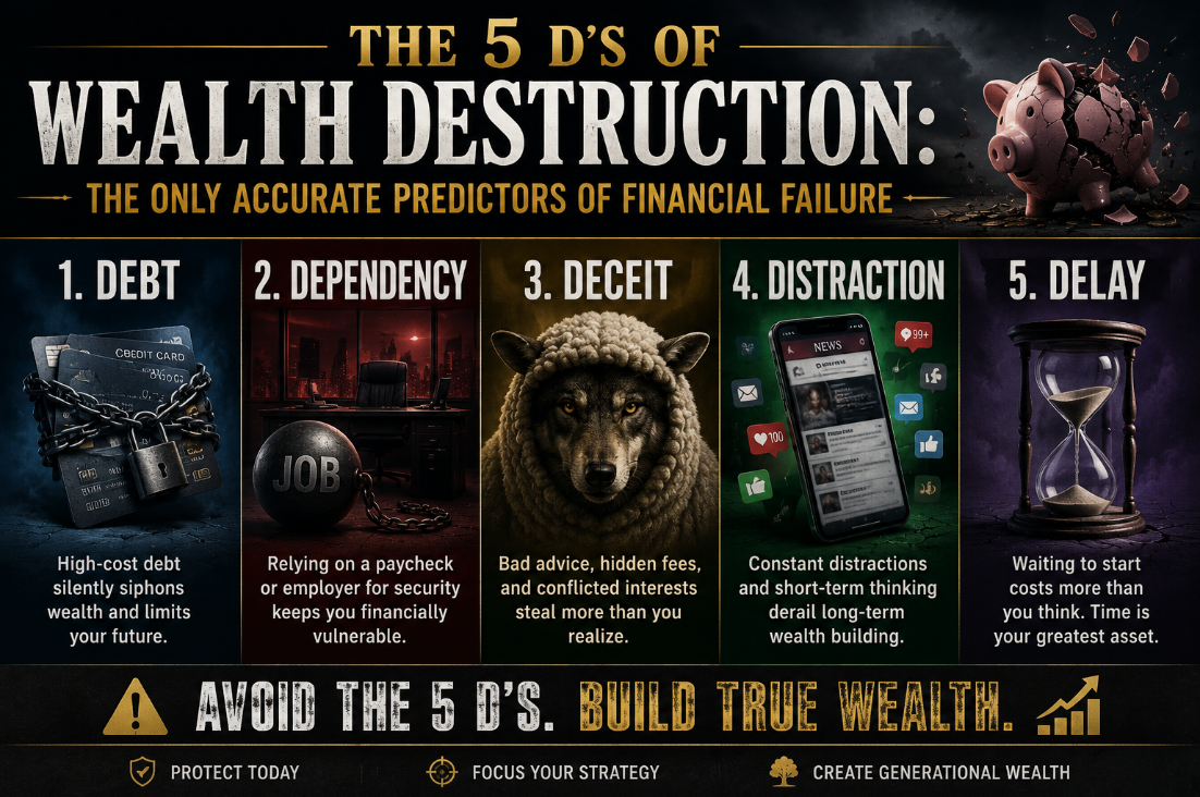 The Next 5 D's of Wealth Deficiency The Next 5 D's of Wealth Deficiency