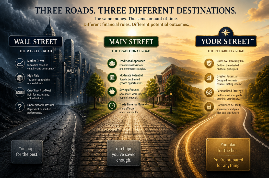 Three Streets. Three Outcomes Three Streets. Three Outcomes