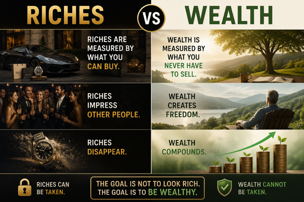 Riches vs Wealth Riches vs Wealth