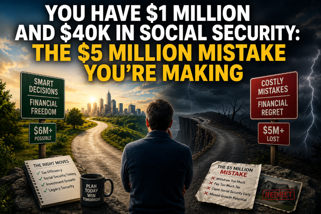 You Have $1M and $40k in SS, The $5M Mistake You're Making