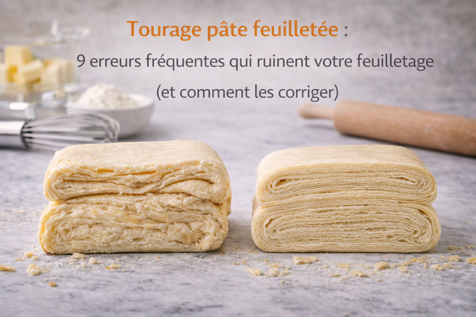 Tourage pâte feuilletée : 9 erreurs fréquentes qui ruinent votre feuilletage (et comment les corriger) Tourage pâte feuilletée : 9 erreurs fréquentes qui ruinent votre feuilletage (et comment les corriger)