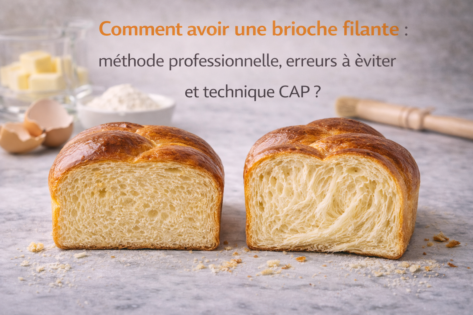 Comment avoir une brioche filante : méthode professionnelle, erreurs à éviter et technique CAP Comment avoir une brioche filante : méthode professionnelle, erreurs à éviter et technique CAP
