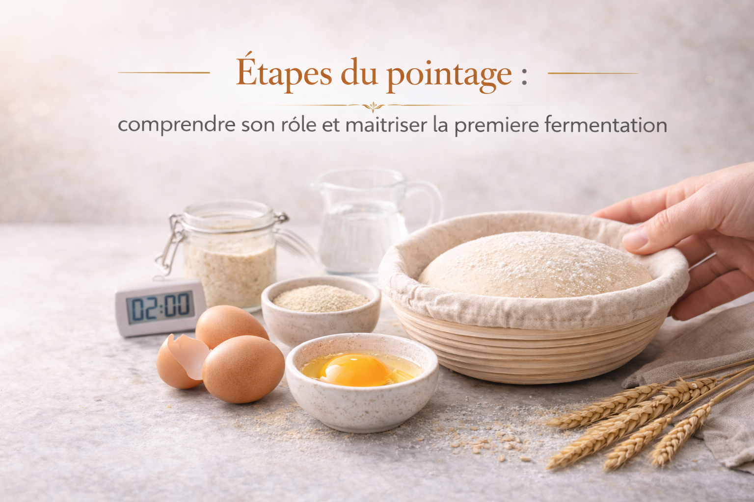 Étapes du pointage : comprendre son rôle et maîtriser la première fermentation