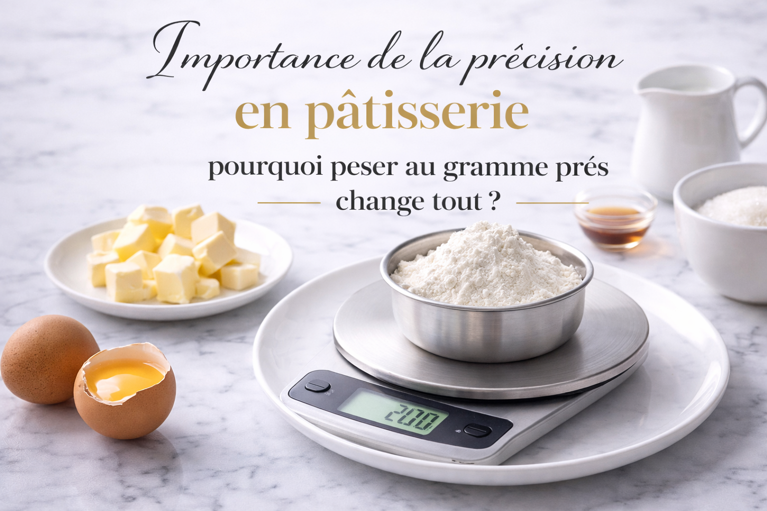 Importance de la précision en pâtisserie : pourquoi peser au gramme près change tout ? Importance de la précision en pâtisserie : pourquoi peser au gramme près change tout ?