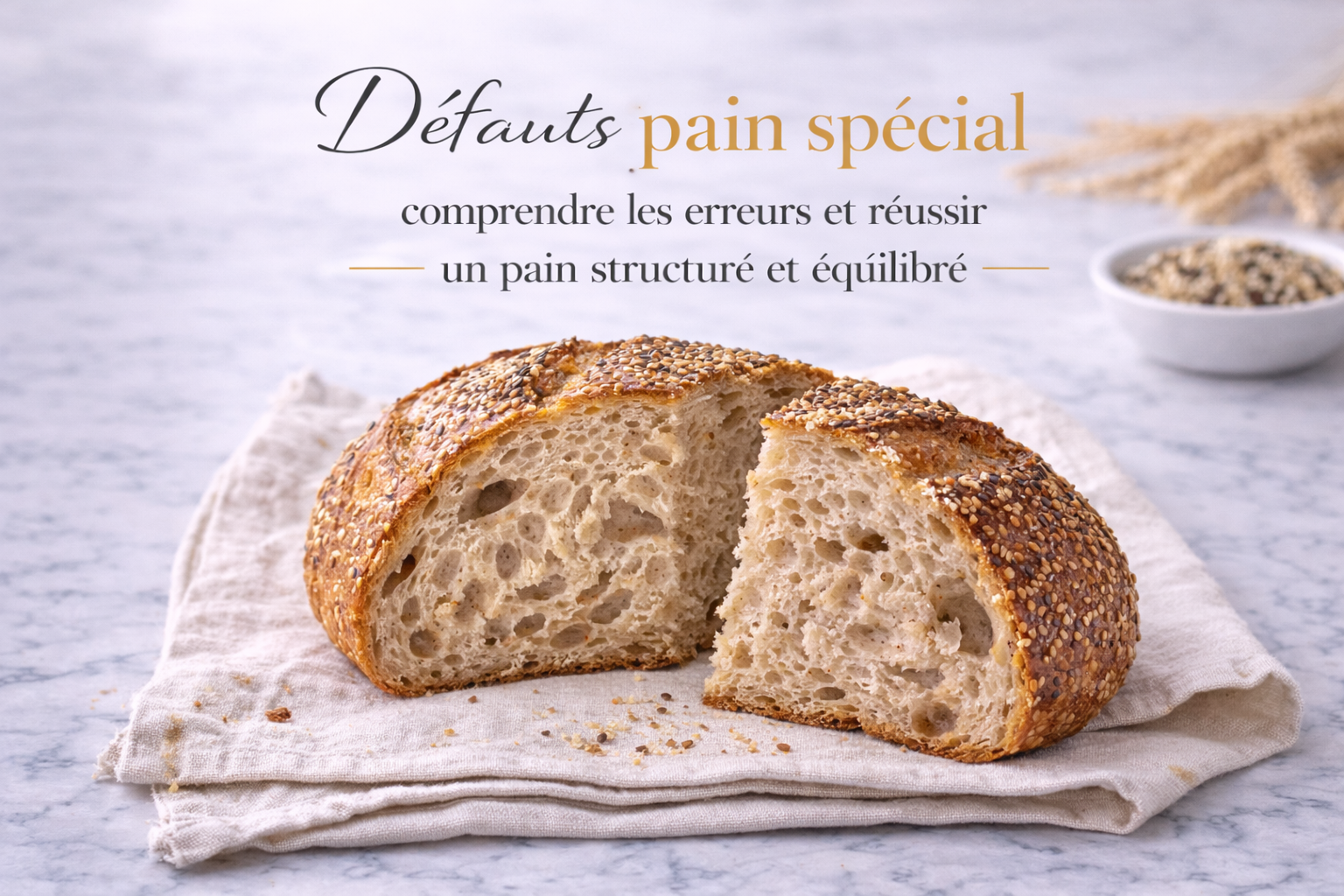Défauts pain spécial : comprendre les erreurs et réussir un pain structuré et équilibré Défauts pain spécial : comprendre les erreurs et réussir un pain structuré et équilibré