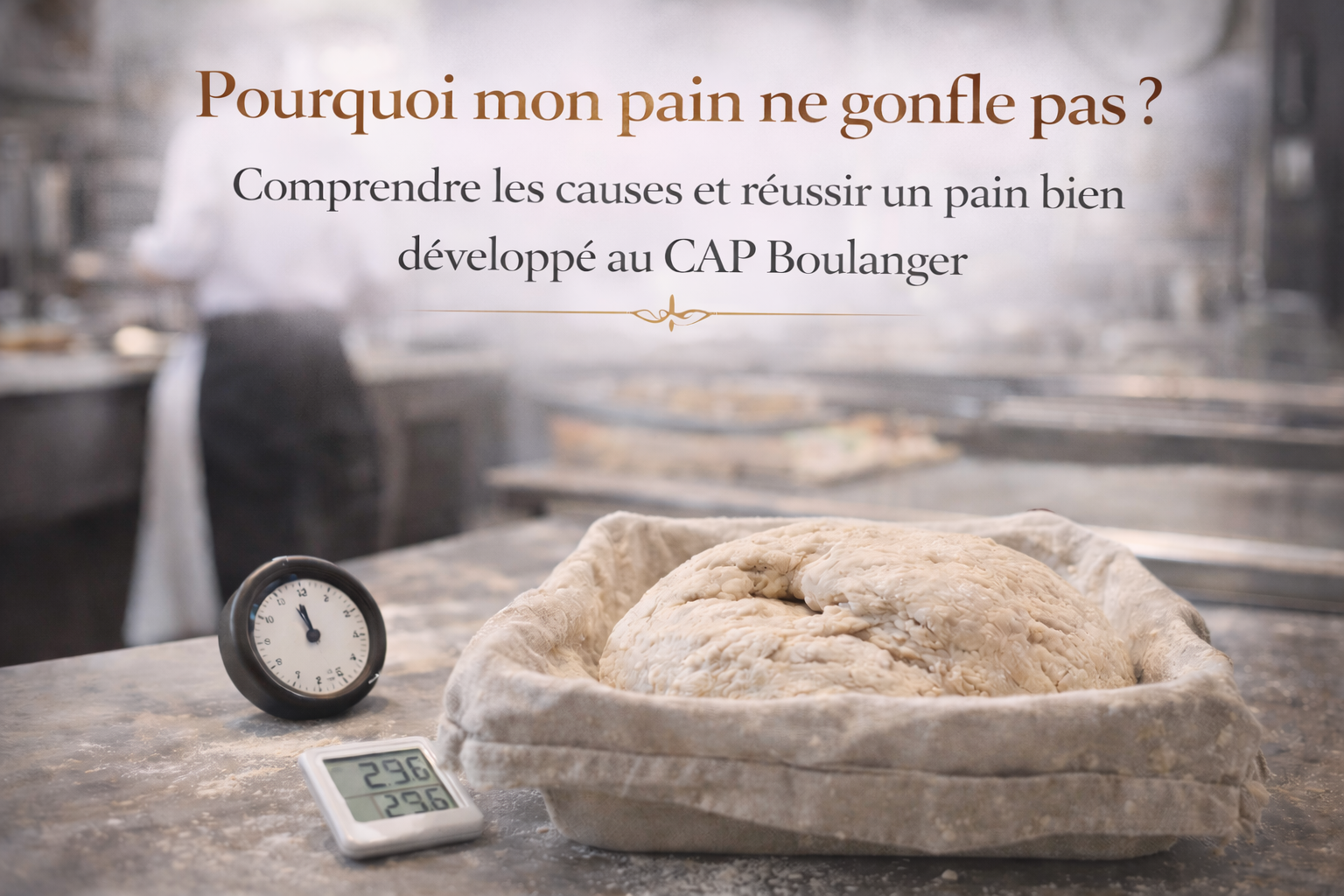 Pourquoi mon pain ne gonfle pas ? Comprendre les causes et réussir un pain bien développé au CAP Boulanger