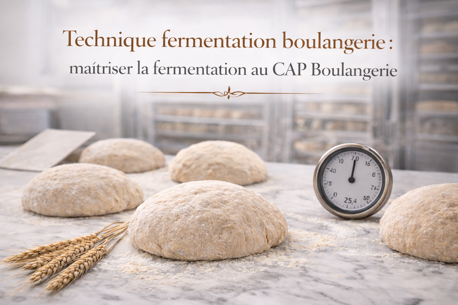 Technique fermentation boulangerie : maîtriser la fermentation au CAP Boulangerie Technique fermentation boulangerie : maîtriser la fermentation au CAP Boulangerie
