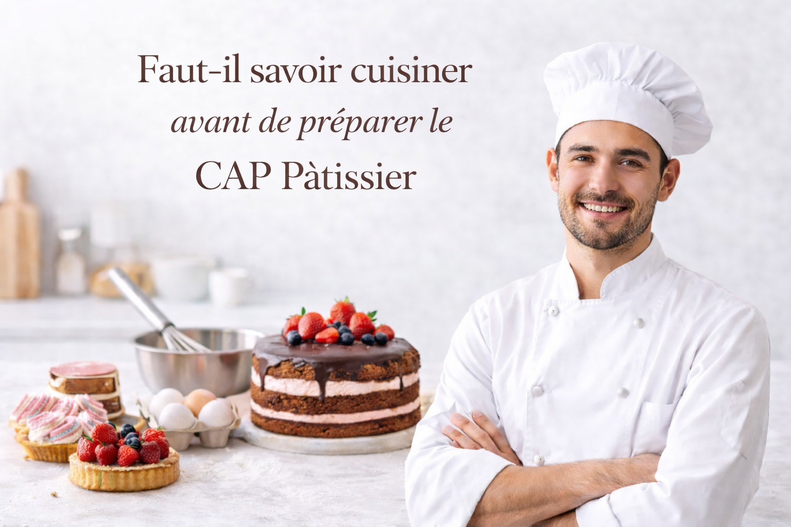 Faut-il savoir cuisiner avant de préparer le CAP Pâtissier Faut-il savoir cuisiner avant de préparer le CAP Pâtissier