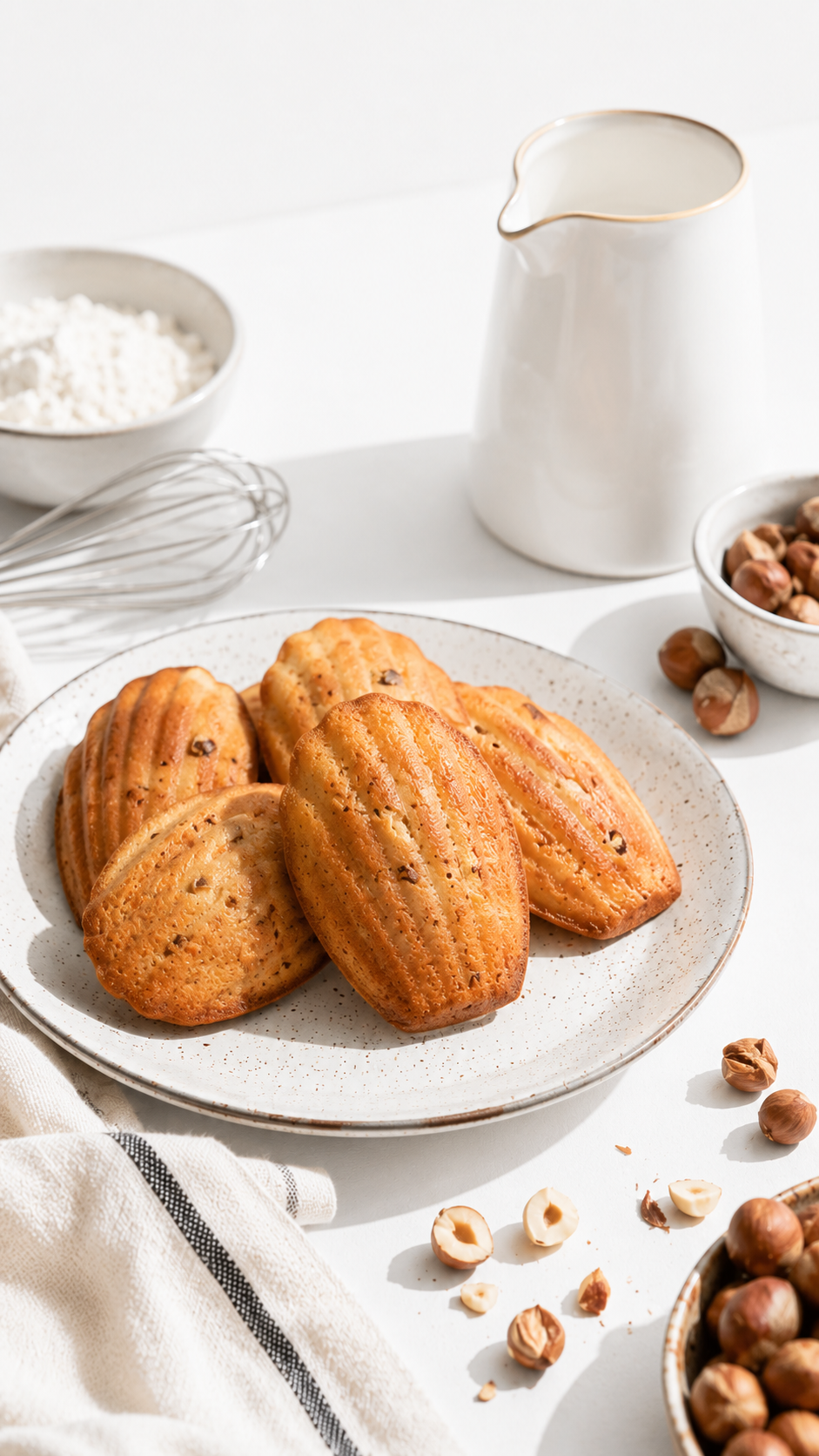 Madeleines à la noisette