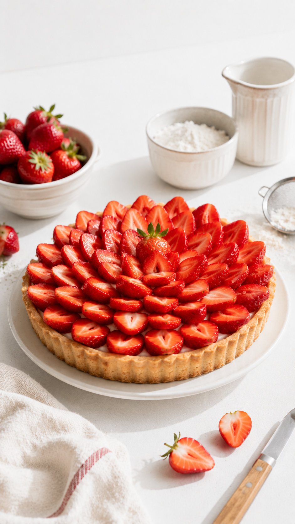 Tarte aux fraises