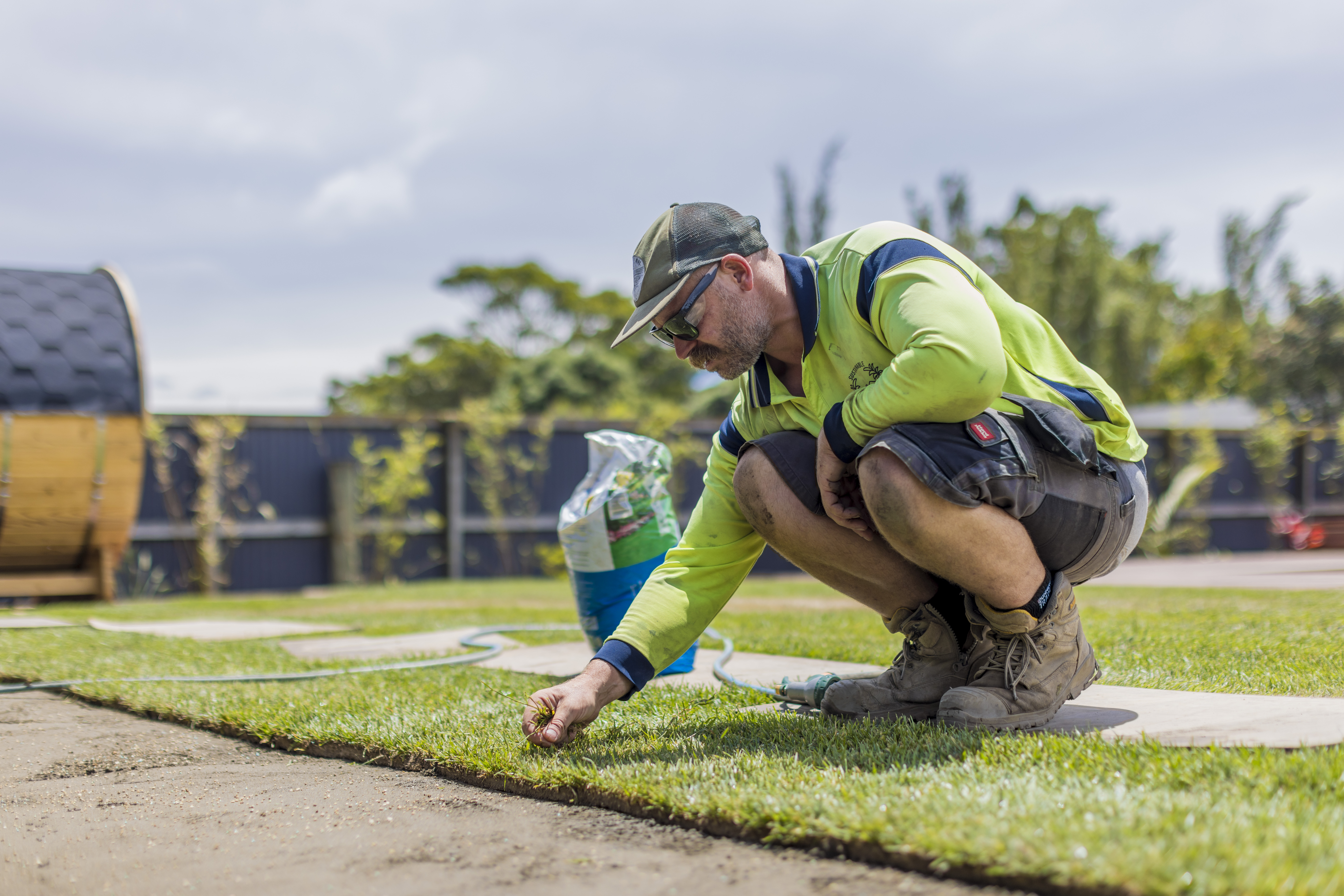 A completed Sustainable Scapes landscaping project in Gisborne