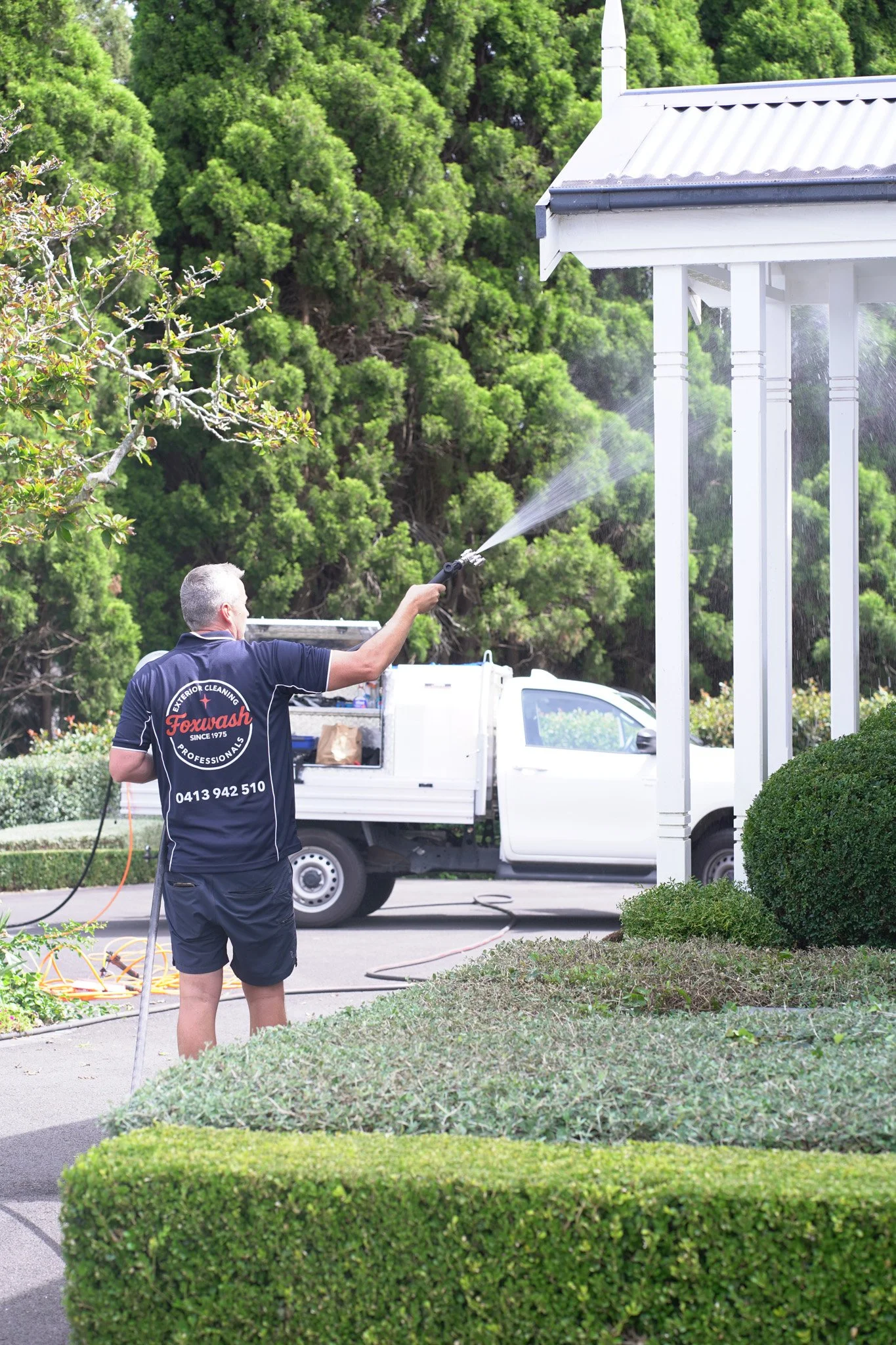Weatherboard exterior clean