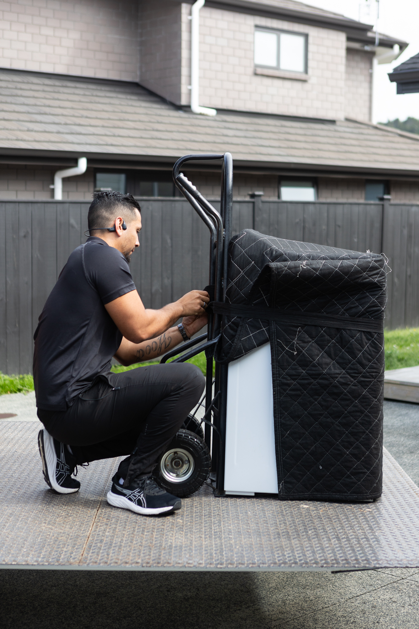 truck packed ready to move