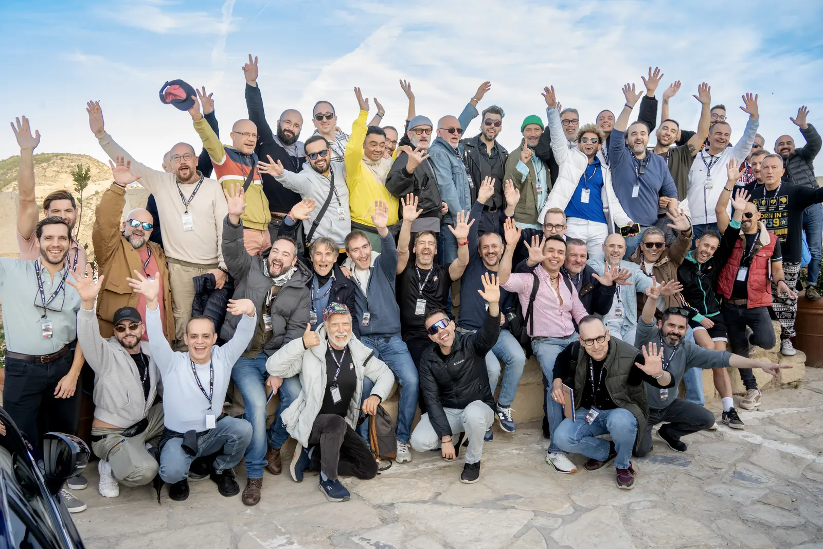 Grupo de Orlander en uno de los Retiros