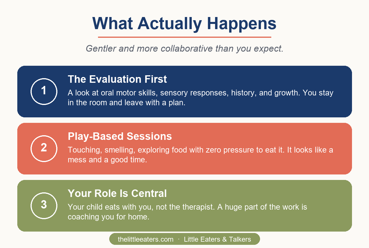 What actually happens in feeding therapy - Little Eaters and Talkers
