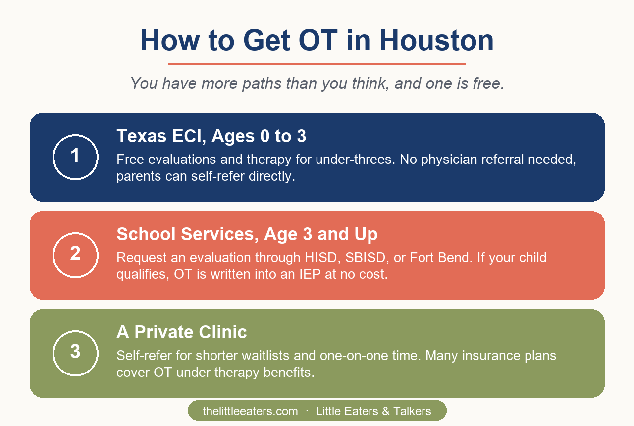 How to get occupational therapy in Houston - Little Eaters and Talkers