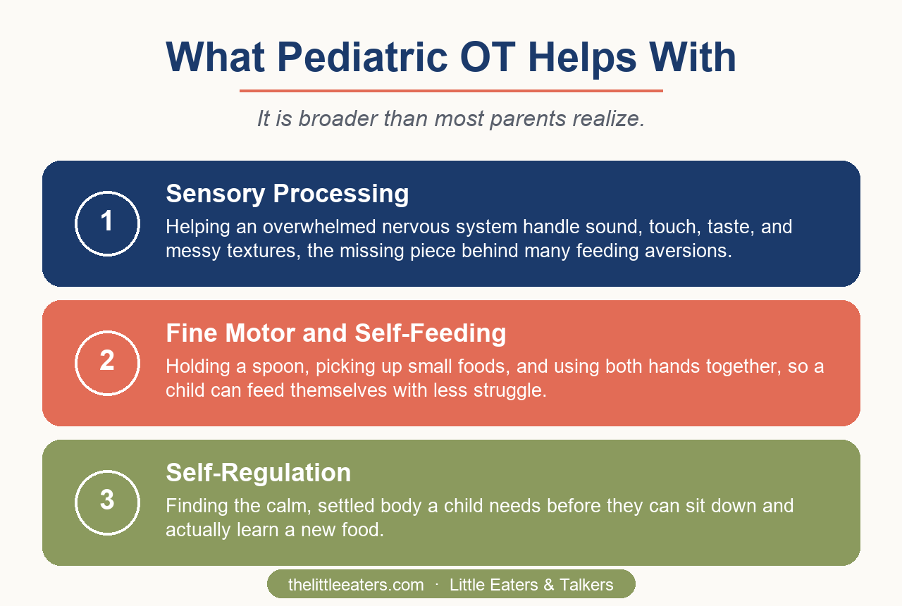 What pediatric occupational therapy helps with - Little Eaters and Talkers