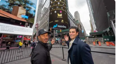 Mansa on Nasdaq billboard