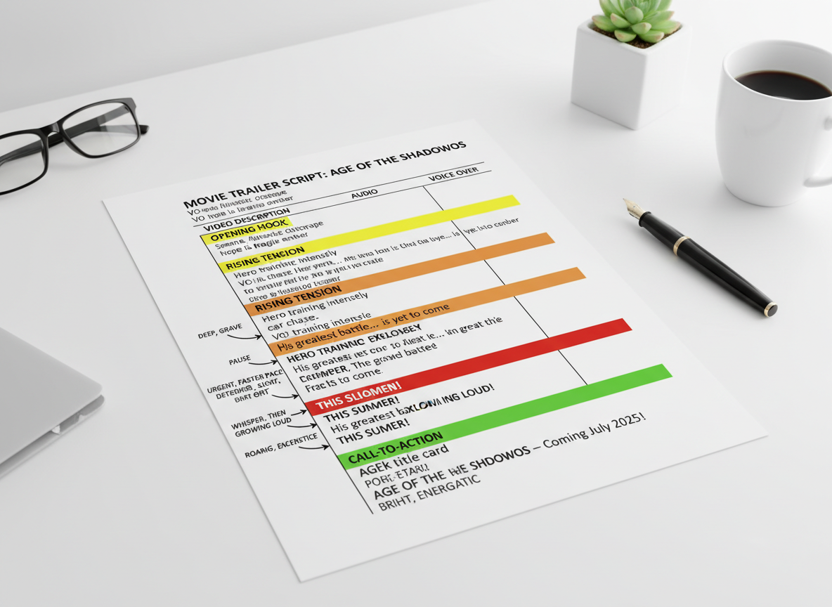 Templates & Prompts: Movie Trailer Scripts for Different Styles