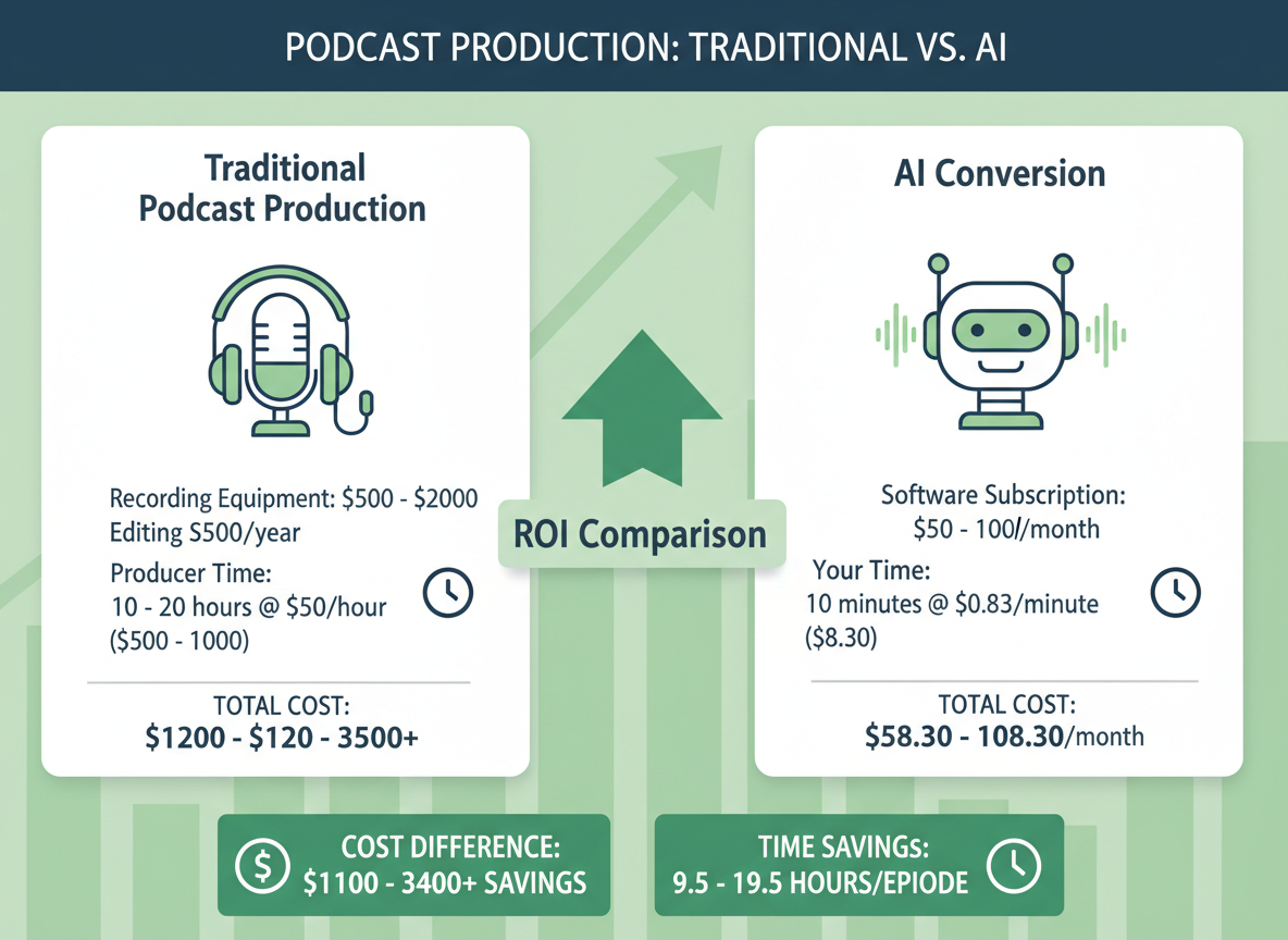Pricing & ROI: What Professional PDF to Audio Conversion Actually Costs