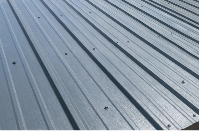 Galvalume ribbed metal roofing sheet
