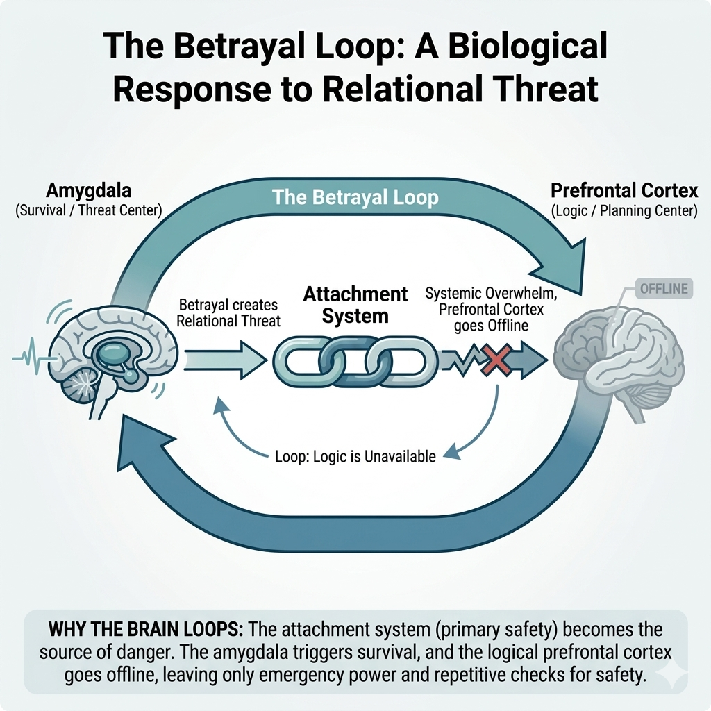 Clinical neurobiology of betrayal trauma and the brain's attachment system response to deception
