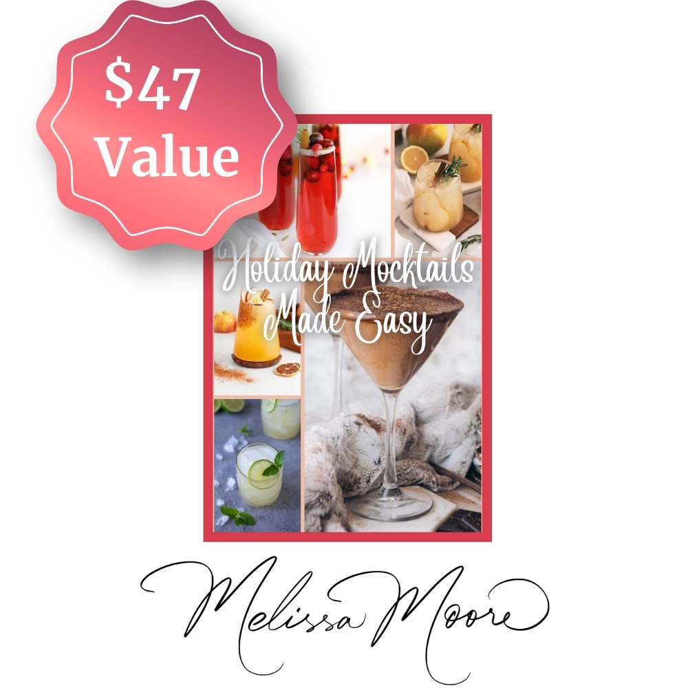 Holiday Head Games Bundle Holiday Mocktails Made Easy Image showcasing the mocktails recipes