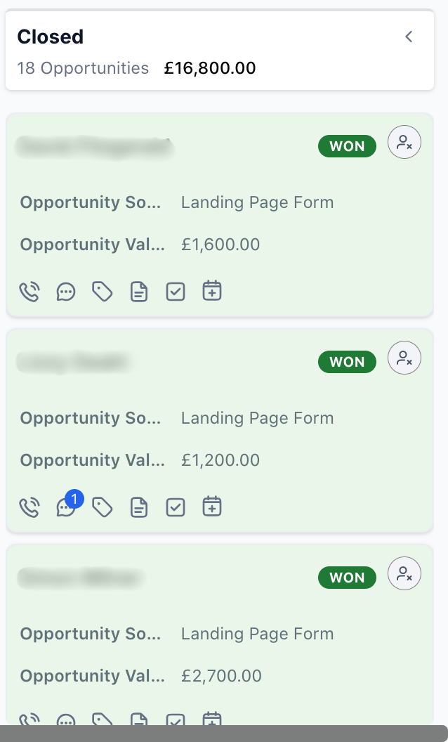 Groundsman 40+ leads with £15k+ closed