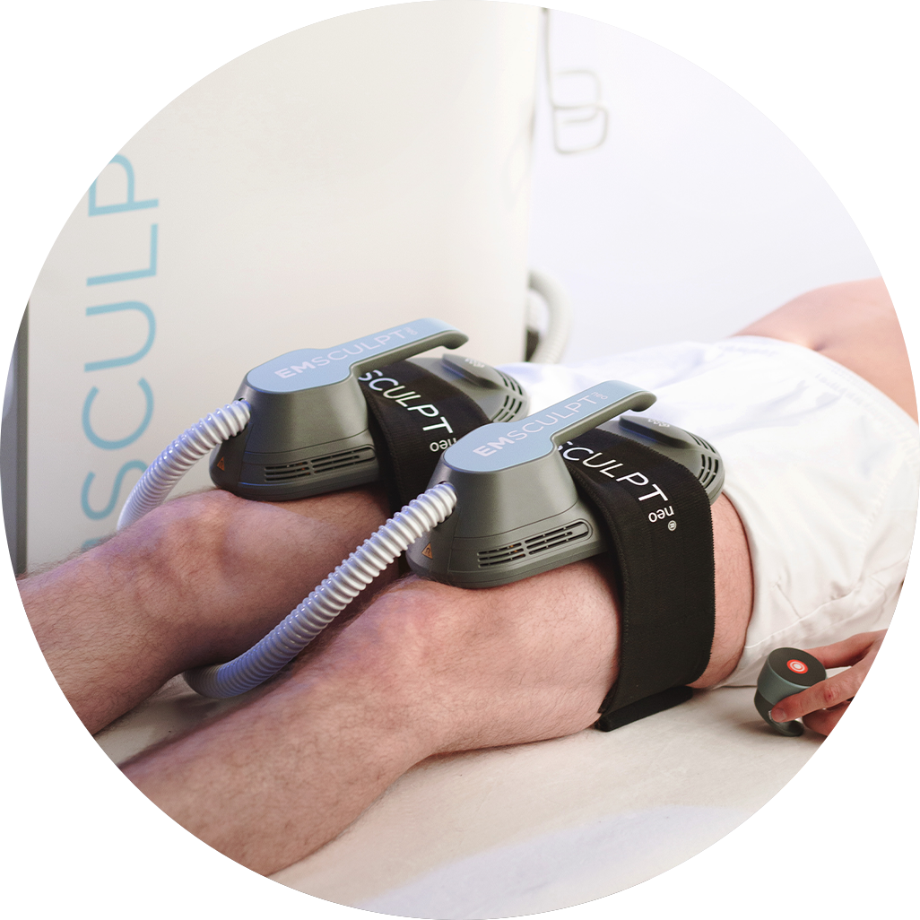 Emsculpt Neo working to help with knee pain Emsculpt Neo working to help with knee pain