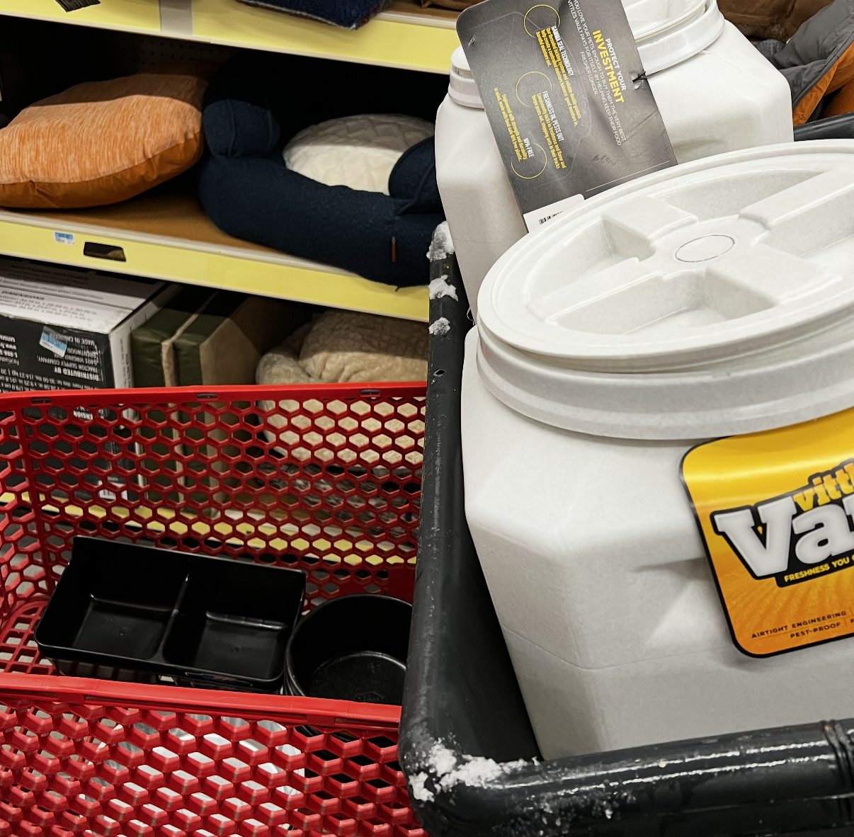 Buying too many containers at Tractor Supply