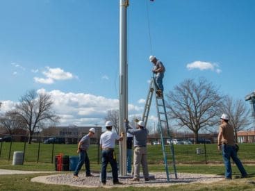 Flagpole Replacement in Indianapolis
