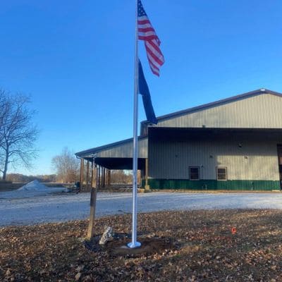 Flagpole Installation Indianapolis