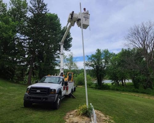 Fishers Flagpole Installation