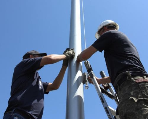 Flagpole Repair