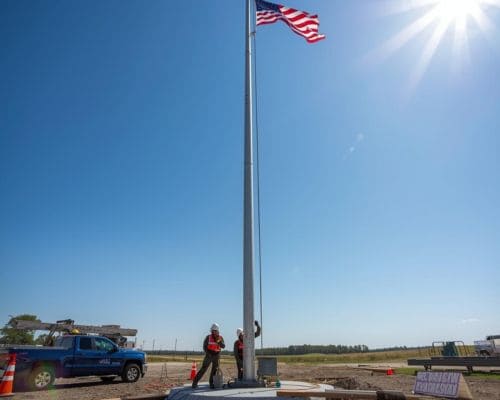 Flagpole Repair