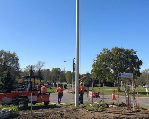Flagpole Repair
