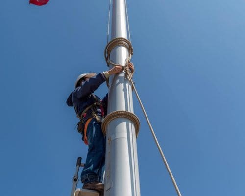  Flagpole Repair