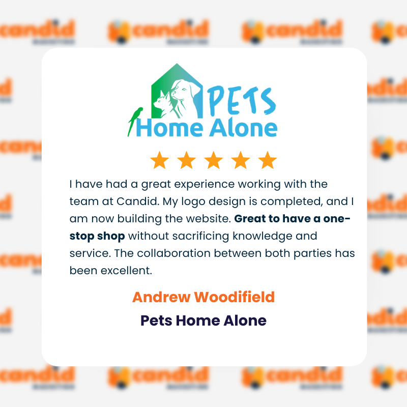 Candid Marketing Pets Home Alone