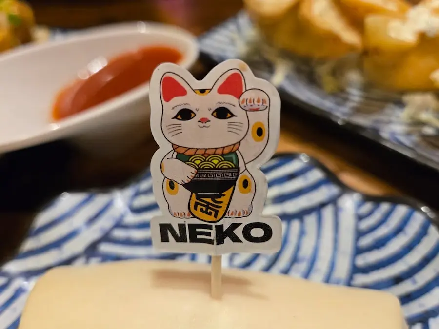 Neko Ramen & Rice interior and atmosphere