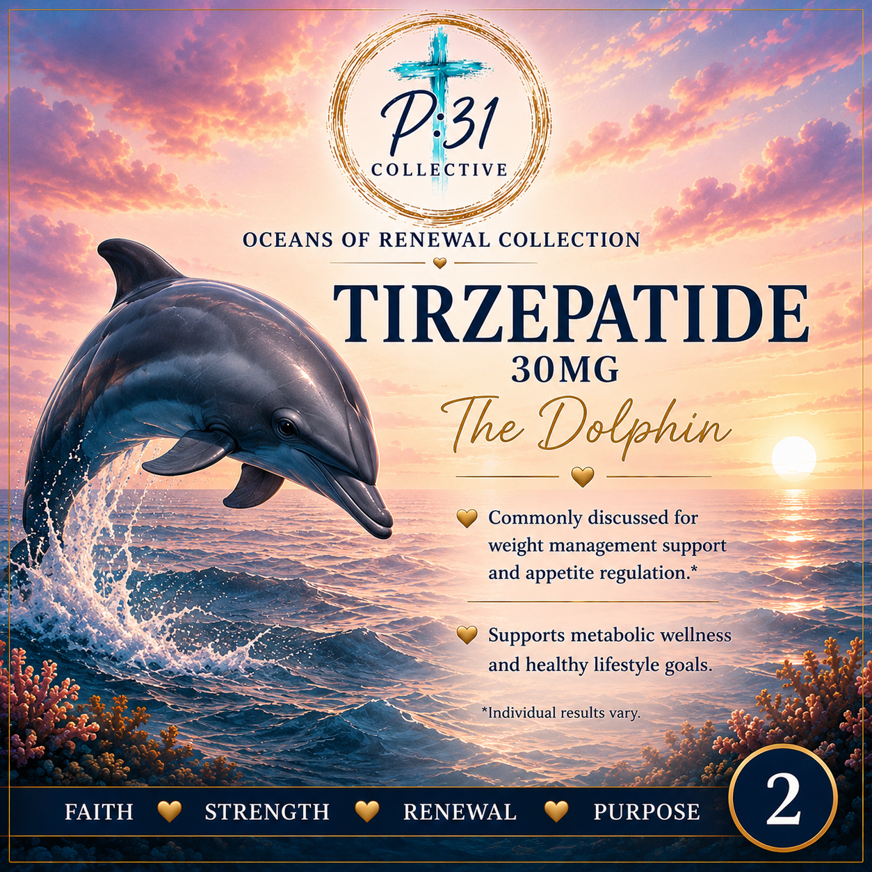 Dolphin Tirzepatide 30mg PR:31 Collective product image
