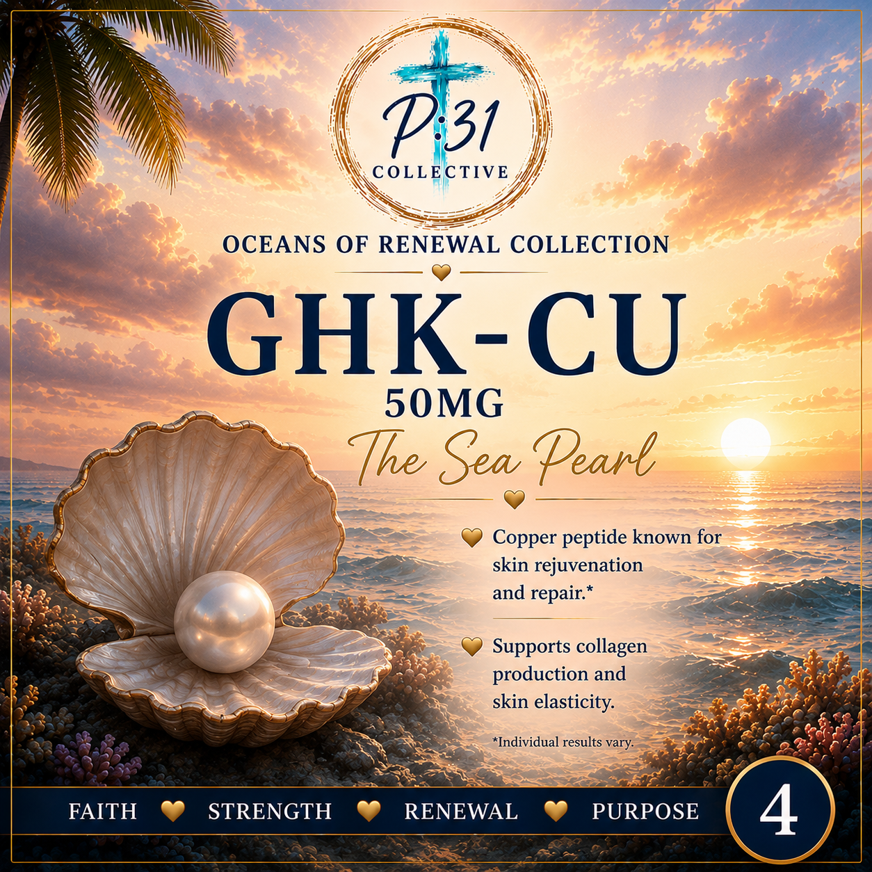Sea Pearl GHK-Cu 50mg PR:31 Collective product image