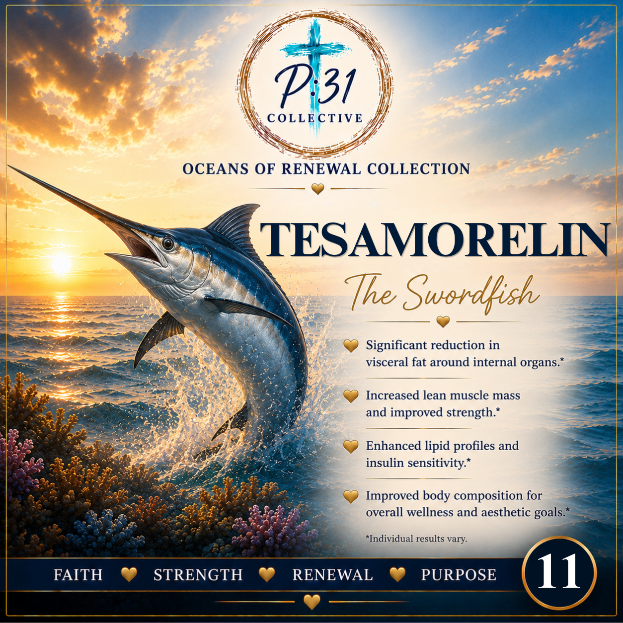 Swordfish Tesamorelin PR:31 Collective product image