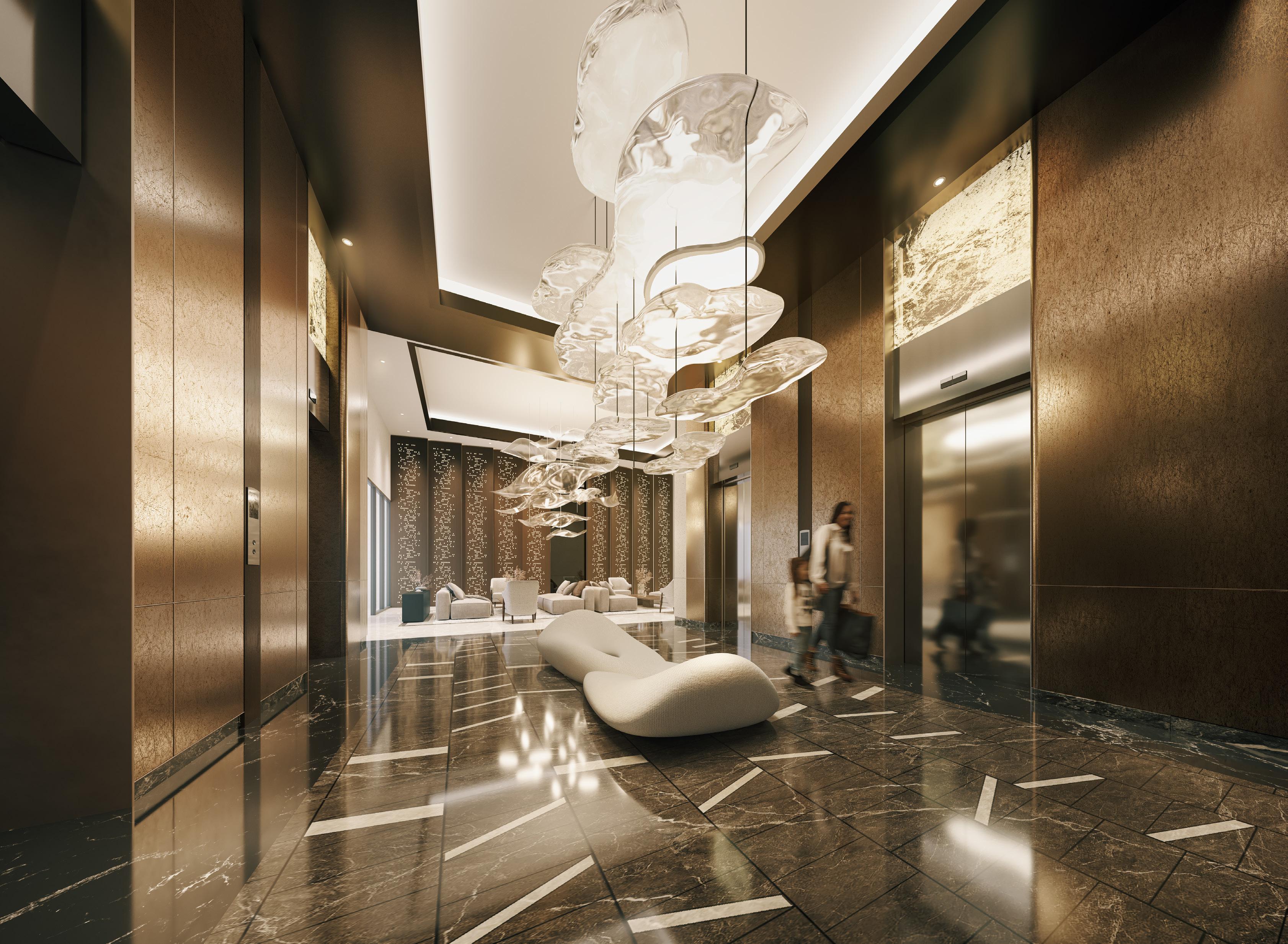 Waterstone lift lobby artist impression