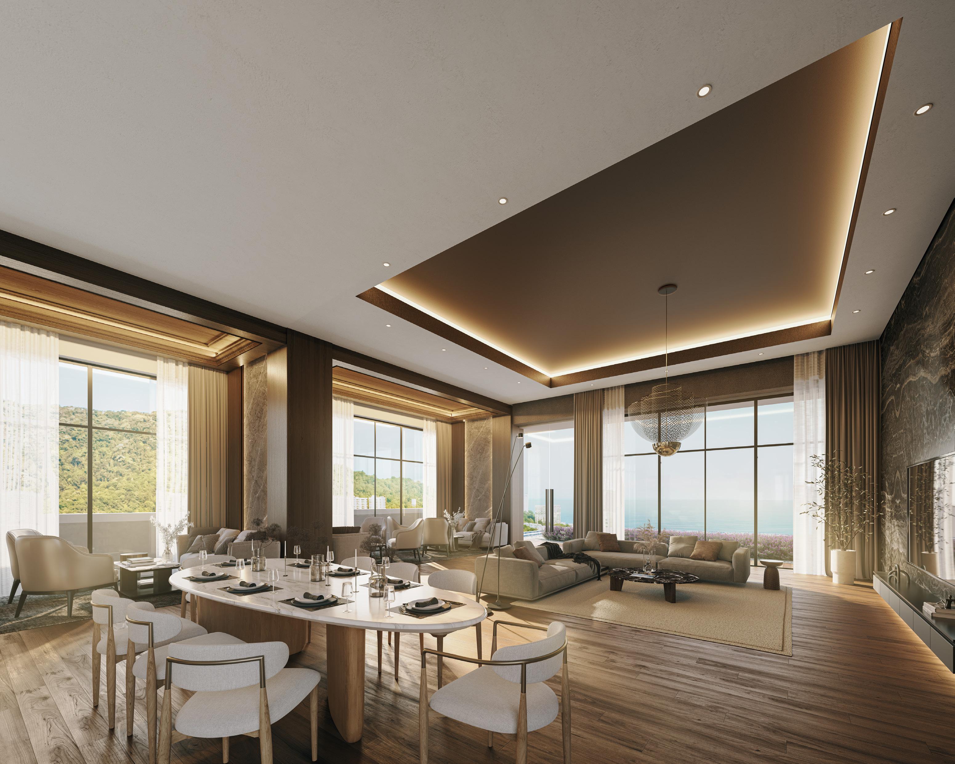 Waterstone private dining room artist impression
