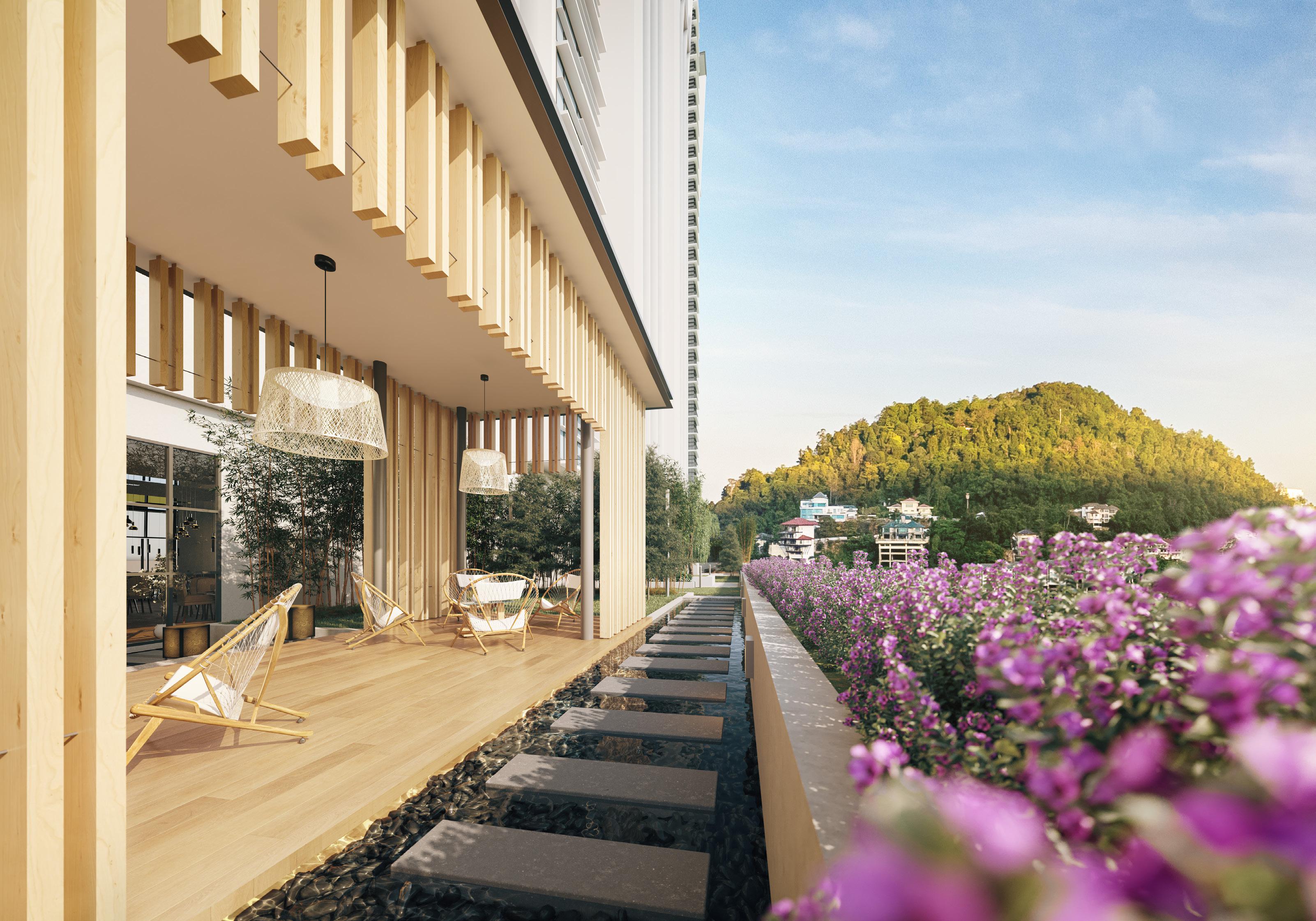 Waterstone aloe walkway artist impression