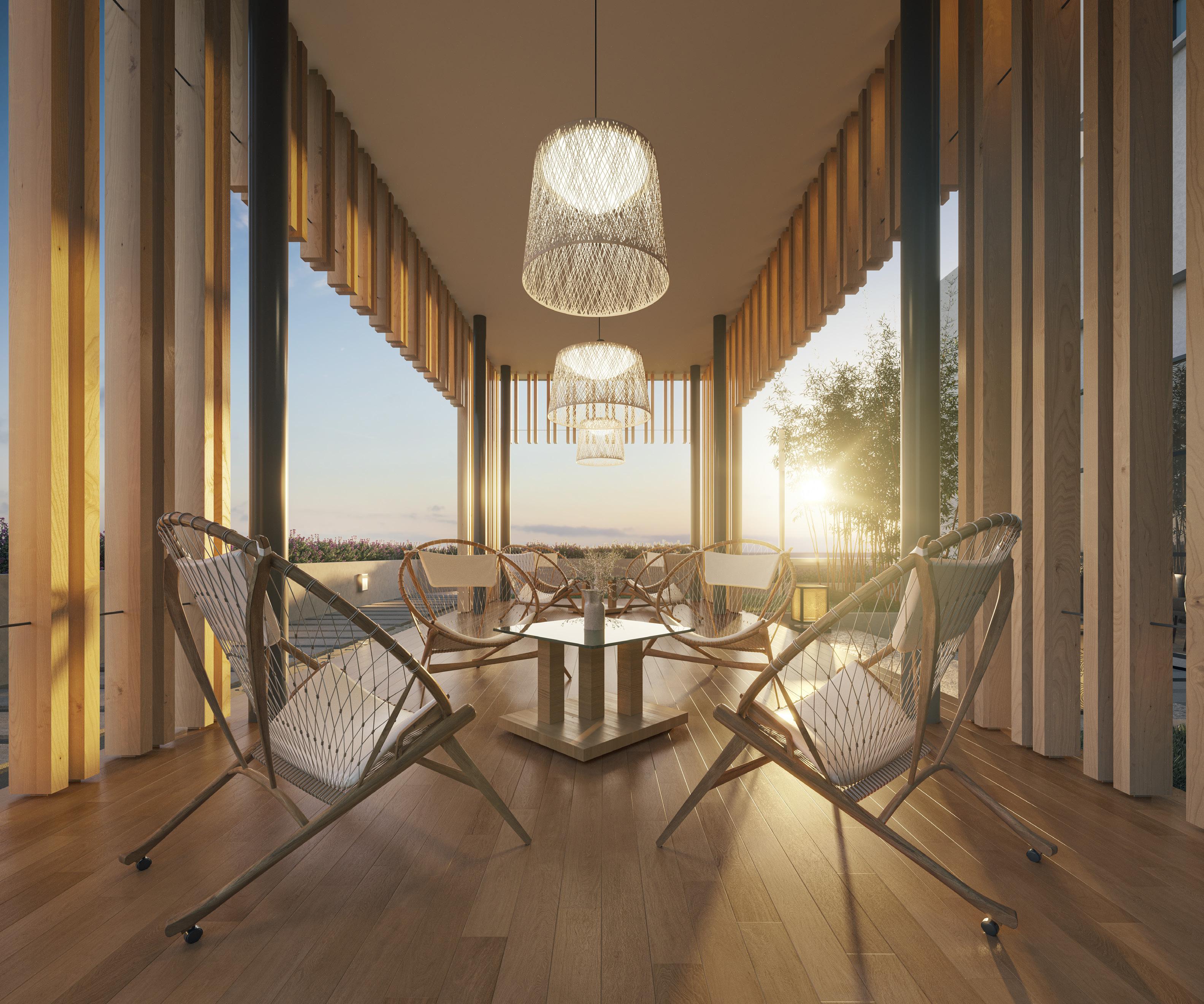 Waterstone zen pavilion artist impression