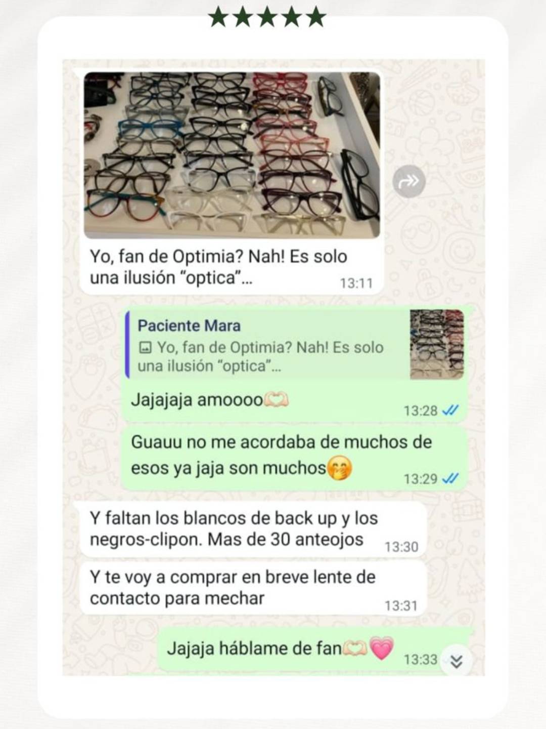 Testimonio real de clienta Optimia 8